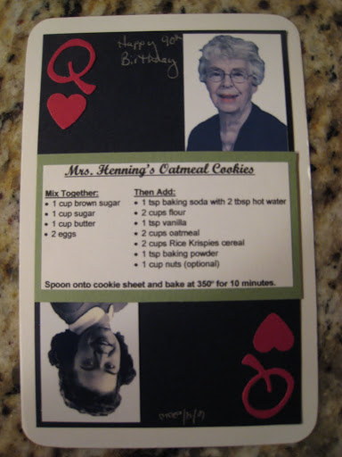 Grandma’s 90th BD&nbsp;favor