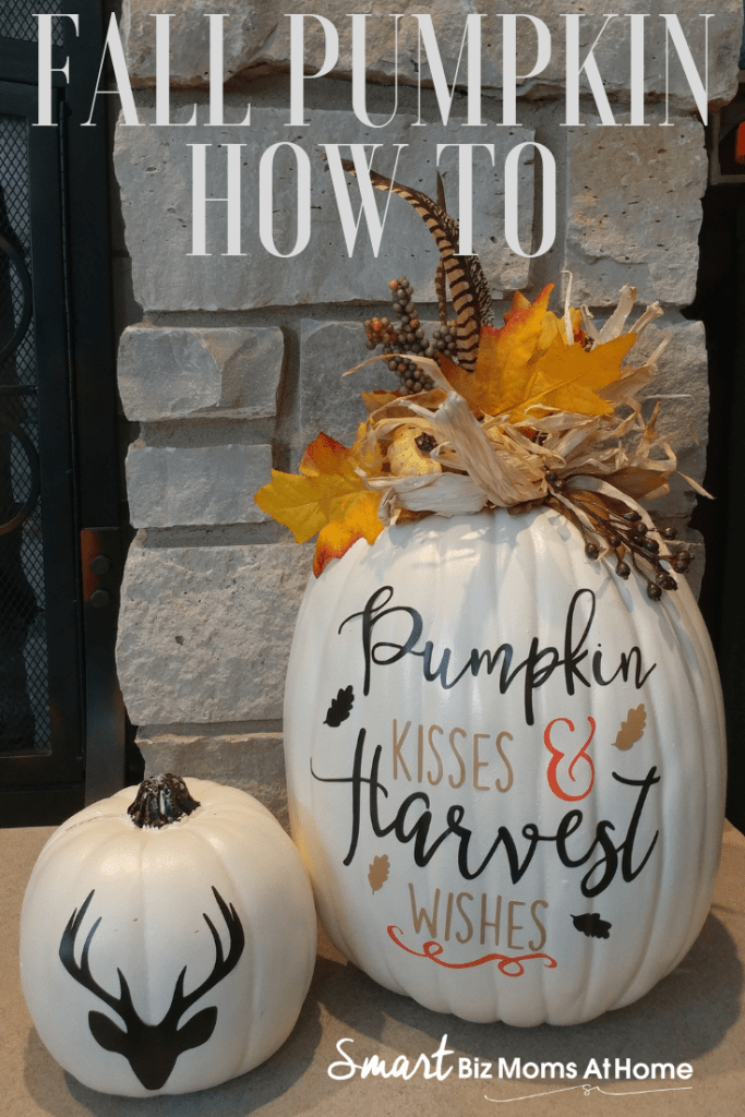 fall pumpkin with cricut vinyl (1)
