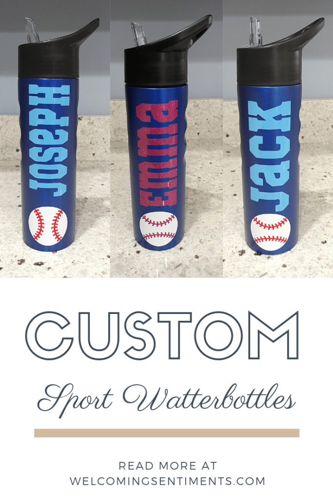 baseball parade, personalized baseball waterbottle