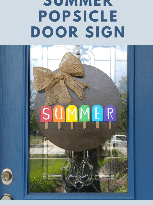 Summer Popsicle Door&nbsp;Sign
