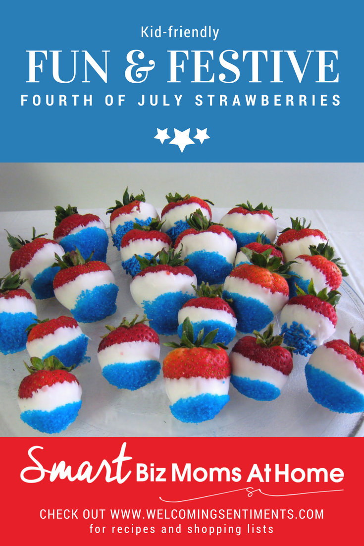 red white blue strawberries