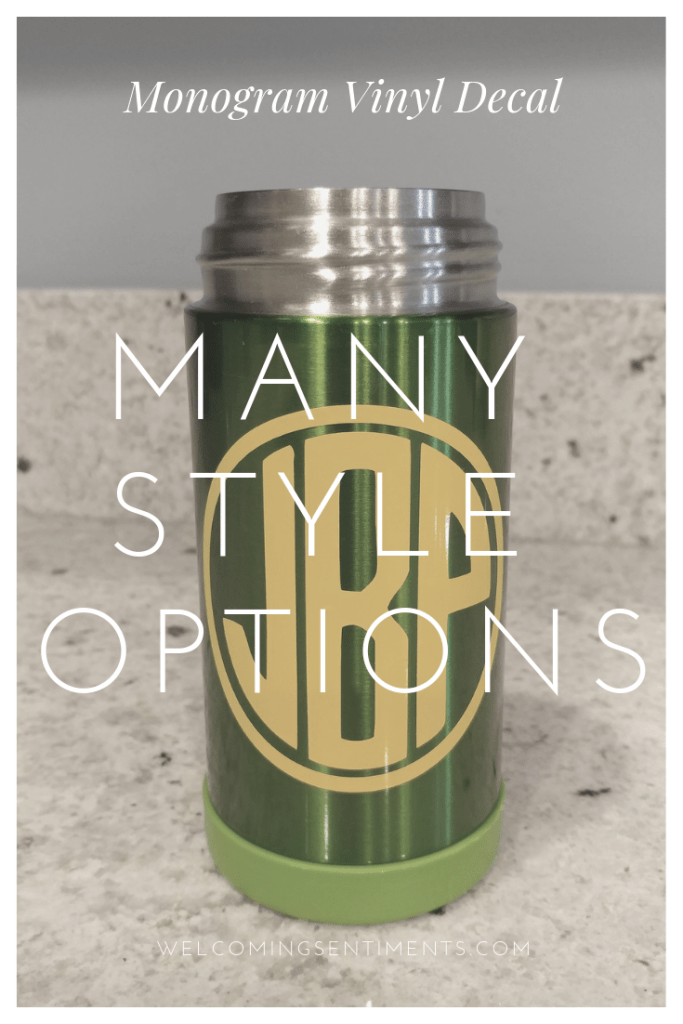 Monogram Thermos, Yeti, coffee mug, wine glass, beer mug