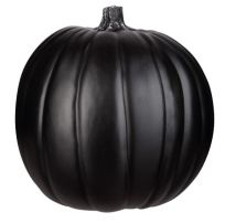 9 inch black craft pumpkin