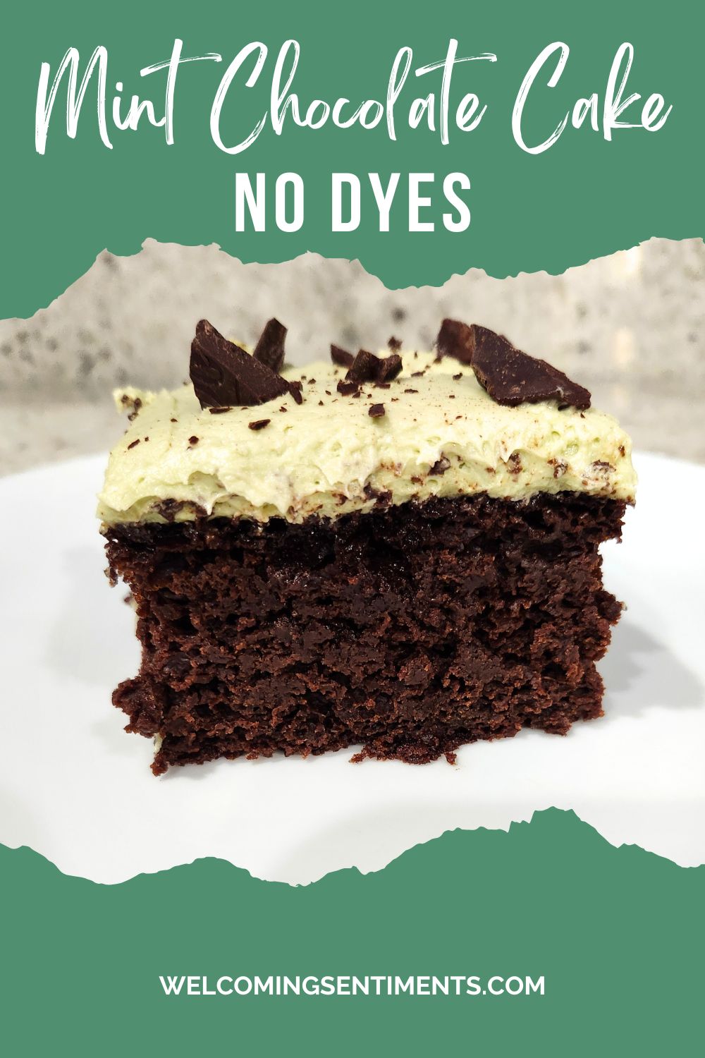 Healthier Mint Chocolate Chip Cake&nbsp;Recipe